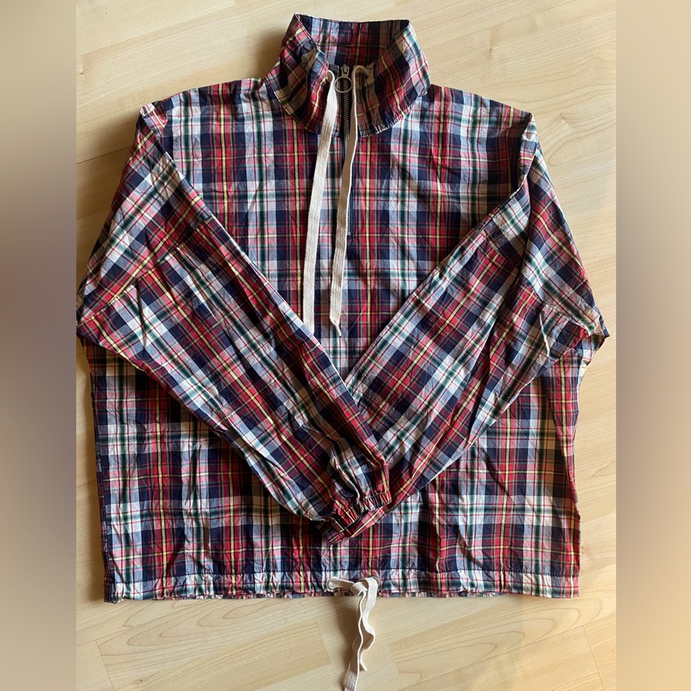 Urban Outfitters 1/2 Zip Plaid Jacket